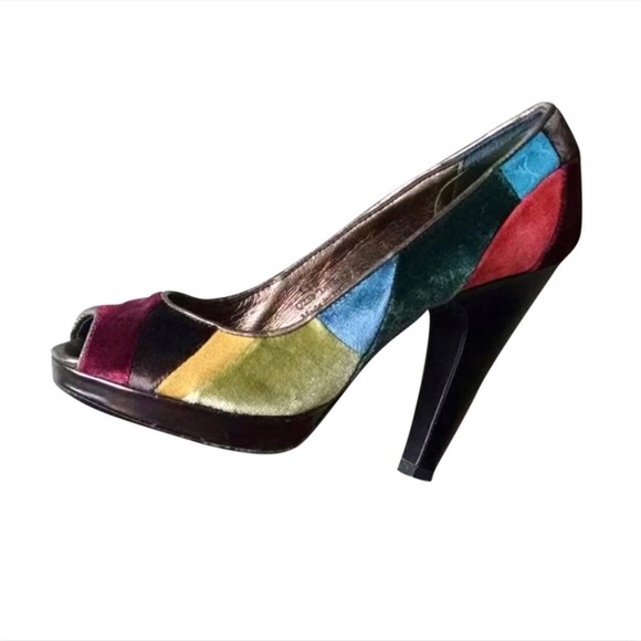 Coach Shoes - Coach Diedra Ergo Patchwork Pumps Made in Italy